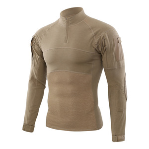 Logotipo personalizado para <span class=keywords><strong>hombre</strong></span> Rana desgaste botón al por mayor negro Multicam asalto combate Polo ropa táctica camisetas para hombres de <span class=keywords><strong>manga</strong></span> <span class=keywords><strong>larga</strong></span> - Product Image 5