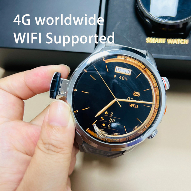 2025 NEW 4G SIM Card Smart Watch 1.95inch Screen Waterproof Memory 3+32G Android 8.1 Video Call GPS 4G Smart Watch H18 H19