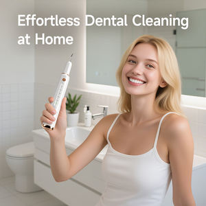 NUOVO Dispositivo per Rimozione di Tartaro e Placca Dentale a Ultrasuoni con Kit per Sbiancamento Dentale T4 Nero - Product Image 1