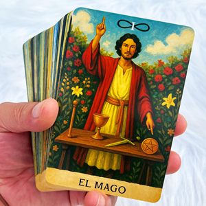 <span class=keywords><strong>Baraja</strong></span> <span class=keywords><strong>de</strong></span> Cartas del Tarot Español Personalizadas al por Mayor, 78 Cartas del Tarot, Cartas <span class=keywords><strong>de</strong></span> Tarot en Español, 400 GSM, Logotipo Personalizado, OEM, ODM, Caja <span class=keywords><strong>de</strong></span> Regalo - Product Image 3