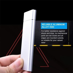 Disco Duro Externo Portátil de Metal <span class=keywords><strong>SSD</strong></span> de 80GB 256GB 512GB 1T 2T 4T 8T 16T USB 3.1 Negro Plata Azul Rojo - Product Image 4