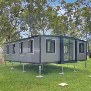 Casa modular plegable con panel solar, casa contenedor expandible, casa prefabricada - Product Image 1