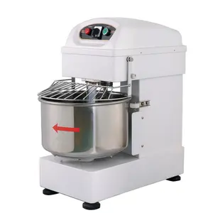 Commercial dough mixer dough kneading machine electric stand mixer double speed vertical stainless steel 20l spiral mixer