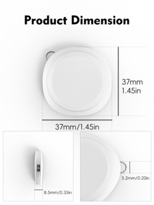 Chargeur sans fil magnétique pour montre, chargeur sans fil magnétique pour montre, chargeur sans fil pour montre avec sortie <span class=keywords><strong>USB</strong></span>-<span class=keywords><strong>C</strong></span> et <span class=keywords><strong>USB</strong></span>-A - Product Image 6