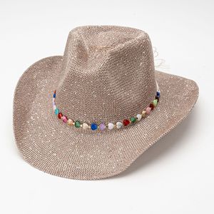 Chapeau de paille <span class=keywords><strong>Panama</strong></span> bohème pour femme avec large bord incurvé – Protection solaire tendance pour les voyages en extérieur, la plage et <span class=keywords><strong>le</strong></span> quotidien - Product Image 6