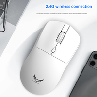 Souris sans fil ergonomique mini 2,4 G pour jeux, 1600 DPI, alimentée par batterie, pour ordinateurs portables ou de bureau, en stock