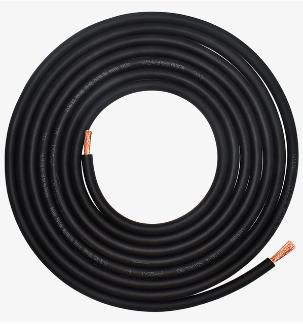 High Flexible 450/750V H07RN-F Single Core Electric Welding Machine Power Cable 16A Copper Heavy-Duty Rubber Wear Resistant