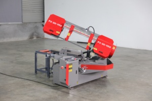 Scie à ruban horizontale automatique Ou Ke GB4250X pour découpe industrielle de métaux 60m/min Moteur 7.5KW PLC Pompe à engrenages Moteur 1 - Product Image 2