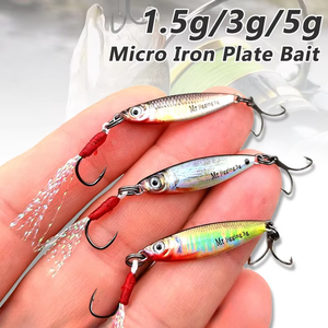 Mr JigginG 1.5g /3g/5g 3D Mini esca in metallo fuso cucchiaio Jig Jigging pesce Micro <span class=keywords><strong>Pesca</strong></span> esca <span class=keywords><strong>artificiale</strong></span> accessori - Product Image 1