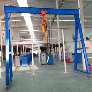 YAOUCRANE Petit Atelier Mobile 1T 2T 3T 5T 7T 10 Tonnes Extérieur un Cadre <span class=keywords><strong>Dessin</strong></span> Portique <span class=keywords><strong>Grue</strong></span> Petite Portique Portable - Product Image 5