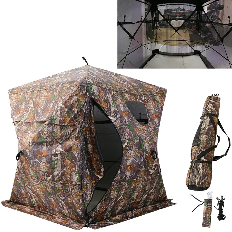 Wholesale 270 degree see through fabric other hunting products blinds blind tent camouflage outdoor accessories