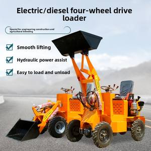 Precio de fábrica Pequeño cargador de ruedas compacto 4WD Mini cargador de pago articulado con motor diésel <span class=keywords><strong>para</strong></span> la venta Agricultura de paisajismo - Product Image 2