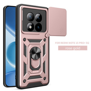 Nueva llegada funda de teléfono con protección de lente para Redmi Note 15 Pro + 5G funda a prueba de golpes con soporte - Product Image 1