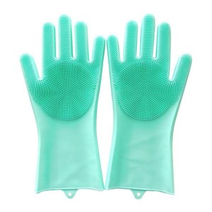 Guantes de limpieza de cocina multifunción, guantes de silicona antideslizantes con aislamiento mágico para el hogar, para lavar platos - Product Image 2