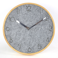 Jam Dinding Gantung Kayu Pinus Buatan Tangan dengan Gerakan Quartz Modern Tanpa Suara, Tampilan Jarum, Dioperasikan dengan Baterai, Dekorasi Rumah Ruang Tamu