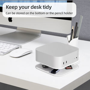 Soporte de Escritorio Honcam para Mac Mini M4/M4 Pro, Base Antipolvo para Computadora, Soporte de Disipación de Calor, Base de Enfriamiento de Aleación de Aluminio - Product Image 5