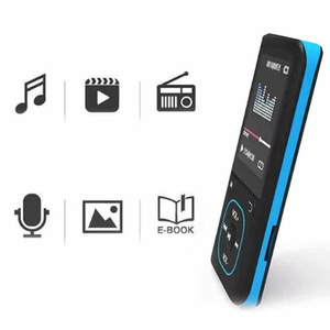 Lecteur MP3 classique avec boutons, Bluetooth 5.0, son Hi-Fi sans perte, radio FM, enregistreur vocal et haut-parleur intégré pour étudiants - Product Image 5