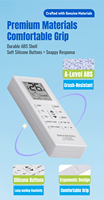 Control Remoto Universal para Aire Acondicionado, Todo en Uno, Pantalla LCD, Compatible con Mitsubishi, FUJITSU, LG, Samsung, Daikin