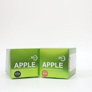 Teinture capillaire sans ammoniaque Apple |   30 ml * 10 sachets |   Type d'eau claire |   Pas de tache sur le cuir chevelu/le col |   Brun châtain nourrissant | ODM OEM - Product Image 1