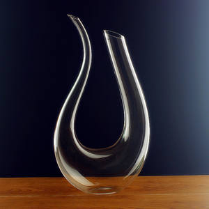 Handmade Unique Shaped Colored <b>Glass</b> Clear <b>Red</b> <b>Wine</b> Decanter with Classic Design for Parties - Product Image 3