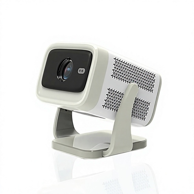 Best-selling Smart Mini Projector Built-in Speakers Customizable 1080P HD Wi-Fi Enabled Compact Portable CRT Screen-mirroring