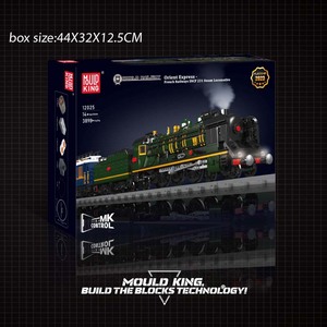 MOULD KING 12025S Kit di Costruzione Treno, Locomotiva a Vapore QJ Elettrica RC con Binari, Giocattoli in Mattoncini per Bambini, Regali di Natale - Product Image 6