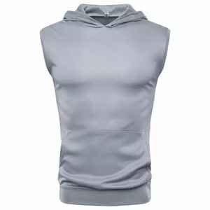 เสื้อแขนกุดมีฮู้ดแขนกุดมีฮู้ดสำหรับผู้ชายเสื้อมีฮู้ดแบบกำหนดเองพิมพ์โลโก้ตามต้องการสำหรับผู้ชายจาก viky Industries - Product Image 1