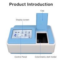 Spectrophotomètre UV-Vis 190-1100 nm à écran tactile pour laboratoire, directement de l'usine