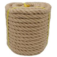 Corde de chanvre naturelle 20mm 30mm 40mm 50mm Corde de jute d'épaisseur Corde d'escalade pour entraînement physique