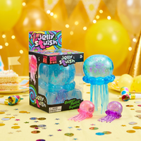   Jouets Squishy en Gelée Forme Carrée, Cube Anti-Stress, Balle à Presser, Jouets Sensoriels Fidget, Squishies