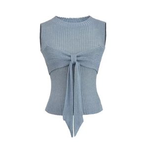 Camiseta de Moda para Mujer de Manga Corta con Lazo - Product Image 3