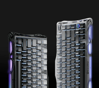 Clavier mécanique sans fil pour jeux GravaStar Mercury K1 75% - Noir dégradé