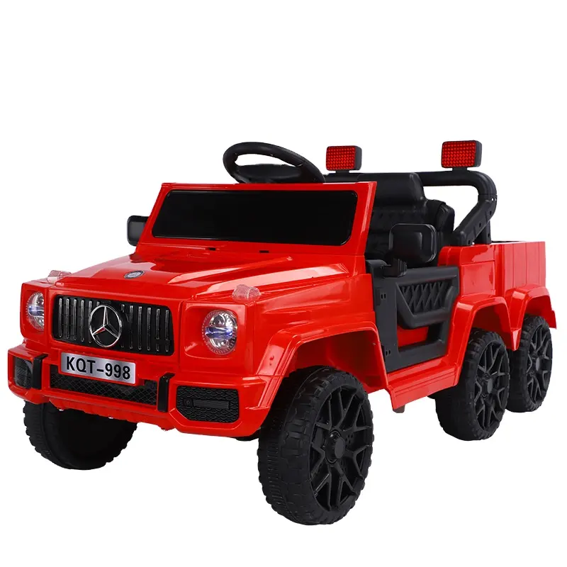 China wholesale Children's Electric Car Four-wheel Remote Control Baby Toy Car Can Sit In Adult Double Child Car