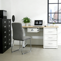 Bureau de travail modulaire moderne en acier avec cloison de séparation - Mobilier de bureau