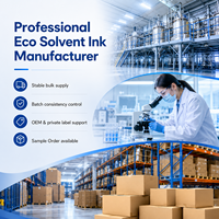 Encre éco-solvant pour tête d'impression I3200 E1 1L CMYK pour impression numérique grand format sur vinyle, bannières et signalétique – Vente en gros
