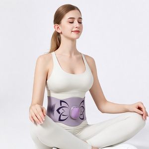 Masseur abdominal électrique portable à impulsions EMS, vibrations thermiques, 25 types de micro-vibrations électriques, 9 types - Product Image 1
