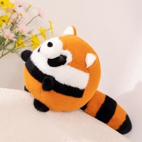 Animal en peluche mignon rond et gros raton laveur