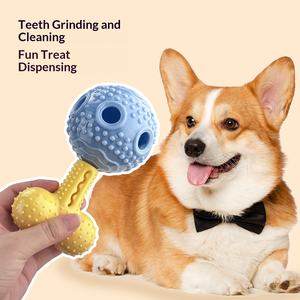 Nuovi Giocattoli per Cani in <span class=keywords><strong>Silicone</strong></span> Resistenti ai Morsi per la Pulizia dei Denti e il Divertimento - Product Image 1