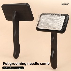 Pettine <span class=keywords><strong>per</strong></span> Cani in Legno <span class=keywords><strong>per</strong></span> la Rimozione del Pelo, Districante e Volumizzante, <span class=keywords><strong>Spazzola</strong></span> <span class=keywords><strong>per</strong></span> Sottopelo <span class=keywords><strong>per</strong></span> Cani di Piccola Taglia, Ideale <span class=keywords><strong>per</strong></span> Poodle e Golden - Product Image 5