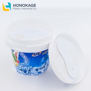 Cubo <span class=keywords><strong>para</strong></span> Helado de PP <span class=keywords><strong>con</strong></span> <span class=keywords><strong>Tapa</strong></span> y Cuchara, Logotipo Personalizado IML, Contenedor Seguro <span class=keywords><strong>para</strong></span> Alimentos de 125 ml, Duradero y Congelable - Product Image 5