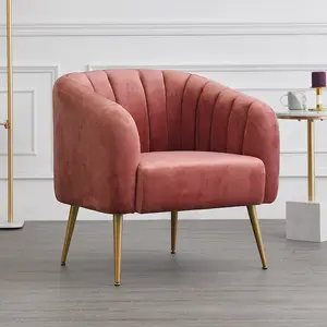 Muebles modernos de estilo europeo para el hogar, silla de sofá Nórdica