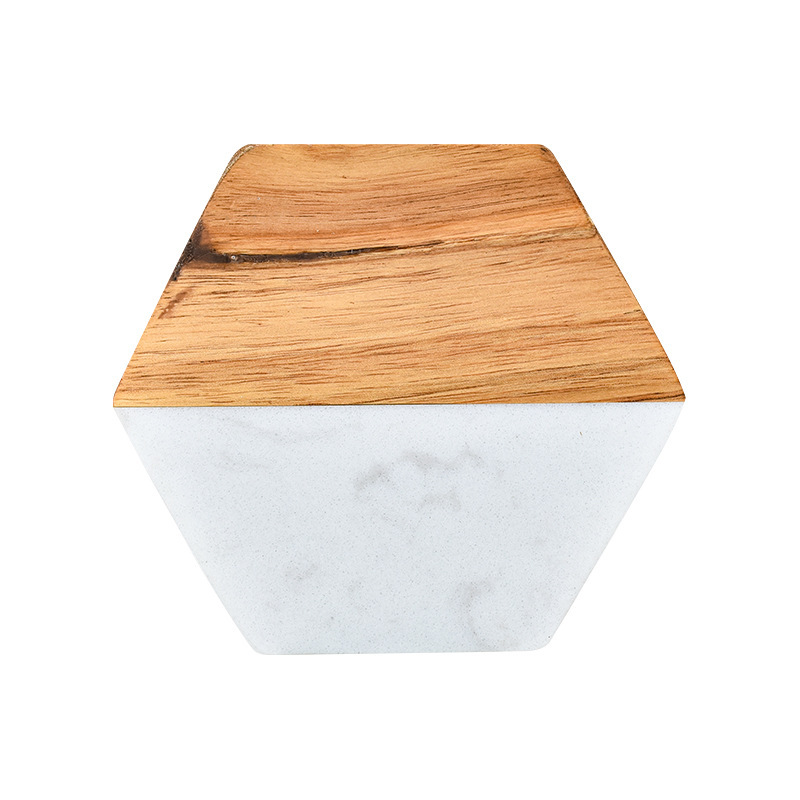 Hexagone blanc