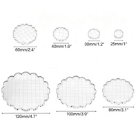 Lot de 7 blocs acryliques avec grilles pour le tamponnage, la création de cartes, la décoration et le scrapbooking DIY