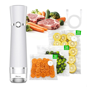 משאבת ואקום ניידת חכמה 10W ABS לשקיות ואקום למזון ביתיות, משאבת יניקה קטנה עם טעינה, למכירה בינלאומית - Product Image 2