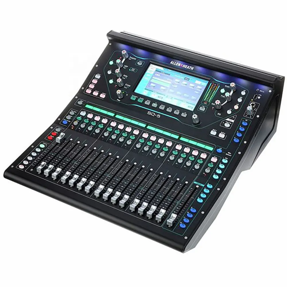 Allen & Heath SQ5 Digital Mixer 7 "Layar Sentuh 32X32 USB Audio Interface Line Array Speaker Sistem Audio Mixer