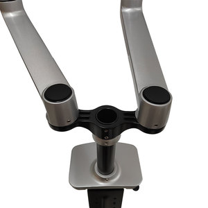 <span class=keywords><strong>Support</strong></span> de fixation <span class=keywords><strong>VESA</strong></span> réglable en hauteur en alliage d'aluminium de 32 pouces pour deux écrans, bras <span class=keywords><strong>double</strong></span> moniteur - Product Image 6