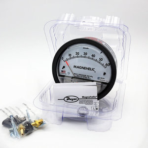   Manomètre différentiel magnétique 0-60 Pa, type à aiguille, fabriqué aux États-Unis - Product Image 2
