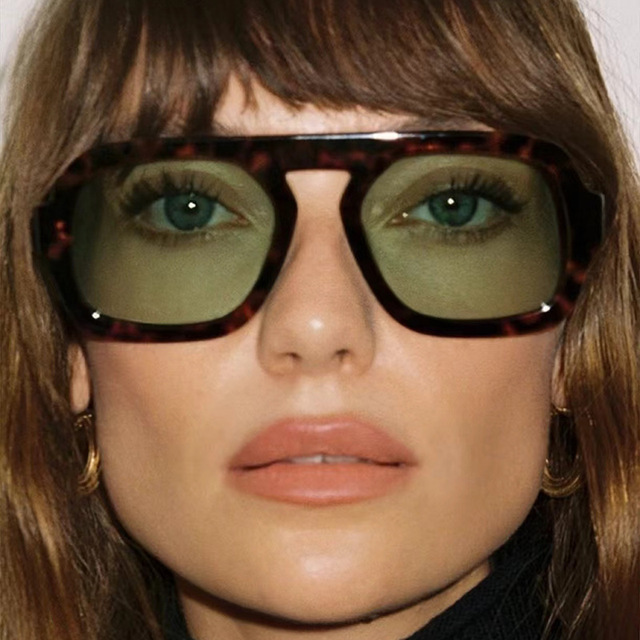 Single Beam for European American 2024 New Style Personalized Simple All-match Fashion Sunglasses UV400