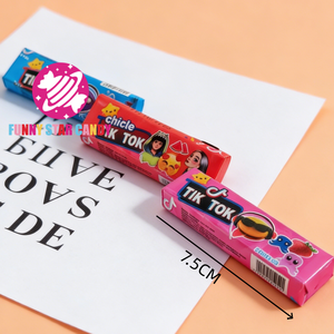 <span class=keywords><strong>Chewing</strong></span>-<span class=keywords><strong>Gum</strong></span> Personnalisé en Gros Marque Privée d'Usine, Emballage de 5 Pièces, Goût de Fruit TikTok <span class=keywords><strong>avec</strong></span> <span class=keywords><strong>Tatouage</strong></span> Autocollant de Dessin Animé - Product Image 4