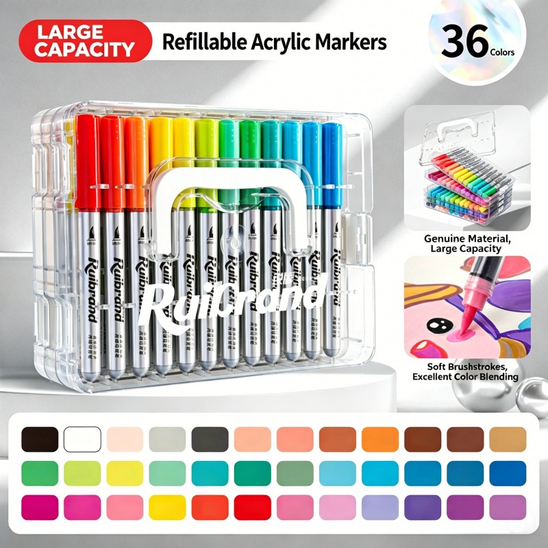 36 couleurs Pointe souple
